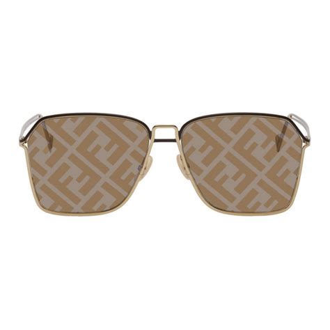 fendi sunglass gold|fendi sunglasses catalogue.